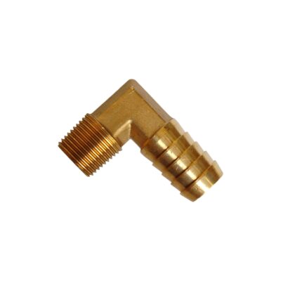 CODO DE BRONCE 3/8 MACHO NPT X 5/8 MANGUERA