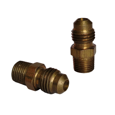CONECTOR 1/8 M/NPT X 1/4 FLARE 45º
