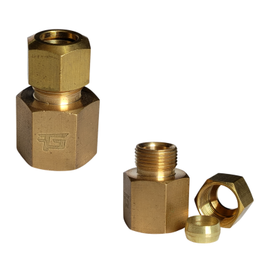CONECTOR BRONCE 3/8 HEMBRA NPT X 1/2 COMPRESION
