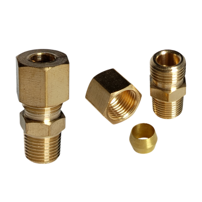 CONECTOR BRONCE  1/8 MACHO NPT X 1/4 PRESION