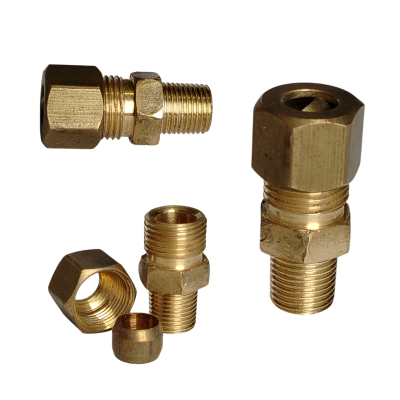 CONECTOR 1/8 MACHO NPT X 3/16 COMPRECION