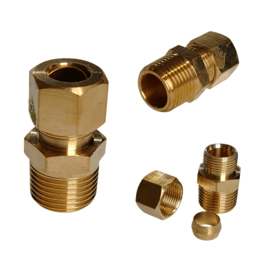 CONECTOR 3/8 MACHO NPT X 3/8 COMPRESION