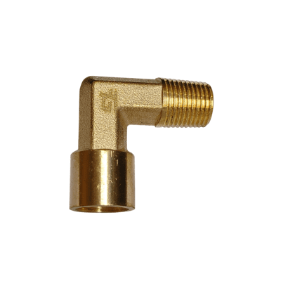 CODO BRONCE 1/8 H/NPT X 1/8 M/NPT