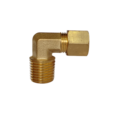 CODO BRONCE 1/8 MACHO NPT X 5/16 PRESION