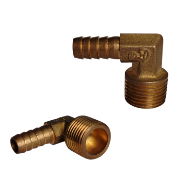 CODO BRONCE 1/2 MACHO NPT X 3/8 MANGUERA