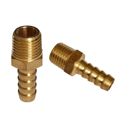 CONECTOR BRONCE 1/4 MACHO NPT X 5/16 MANGUERA