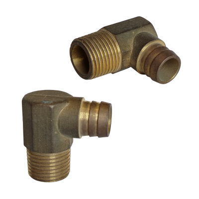 CODO BRONCE 1/2 MACHO NPT X 5/8 MANGUERA