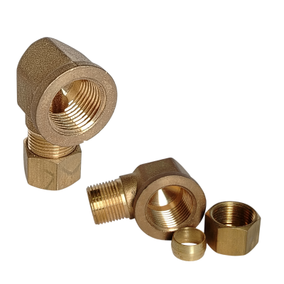 CODO BRONCE 3/8 HEMBRA NPT X 3/8 COMPRESION