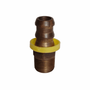 CONECTOR PUSH LOCK 3/8 M/NPT X 1/2 MANG.