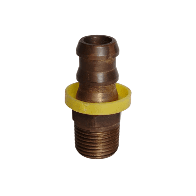 CONECTOR PUSH LOCK 3/8 M/NPT X 1/2 MANG.