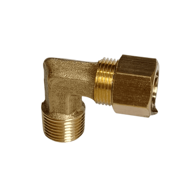 CODO BRONCE 3/8 MACHO NPT X 1/2 COMPRESION