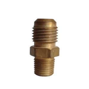 CONECTOR O MEDIA UNION 1/8 MACHO NPT X 5/16 FLARE 45º