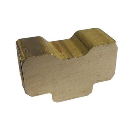 TEE BRONCE FRENO 1/4 HEMBRA FLARE INVERTIDO