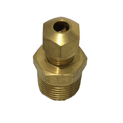 CONECTOR 3/8 MACHO NPT X 3/16 COMPRESION
