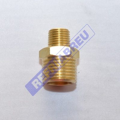 UNION BRONCE REDUCIDA 1/2 MACHO NPT X 1/4 MACHO NPT