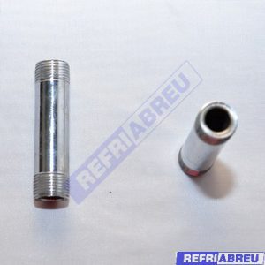 NIPLE NIQUELADO 3/8 M/NPT X 2 1/2''