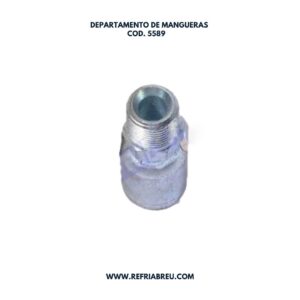 TERMINAL MANGUERA HIDRAULICA 3/8'' MACHO NPT X 1/4'' MANGUERA
