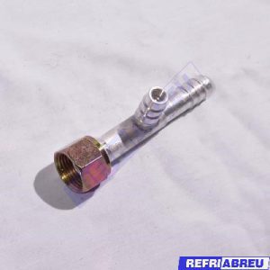FITTING ALUMINIO RECTO 1/2 HEMBRA SERVICIO R-134 ORING