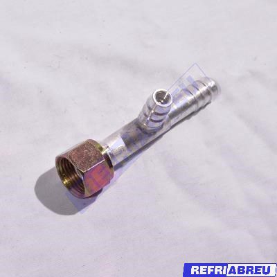 FITTING ALUMINIO RECTO 1/2 HEMBRA SERVICIO R-134 ORING