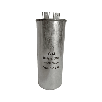 CAPACITOR MARCHA 50 MFD. 440 V.