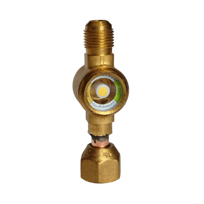 OJO VISOR 3/8 HEMBRA X 3/8 MACHO FLARE 45º