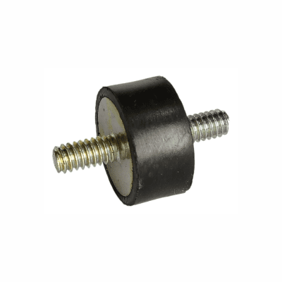 SOPORTE GOMA 1/4-20 X 25MM. X 13MM. (ROSCA DOBLE)