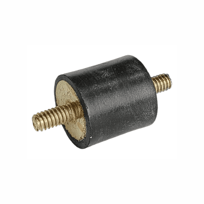 SOPORTE GOMA 1/4-55 X 25 MM. X 25 MM. (ROSCA DOBLE)