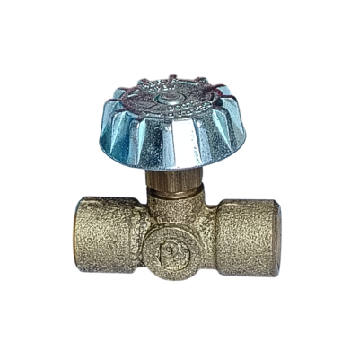 LLAVE PASO BRONCE 1/4 HEMBRA NPT X 1/4 HEMBRA NPT