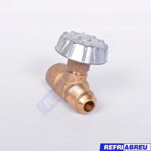 LLAVE PASO BRONCE 1/4 HEMBRA NPT X 3/8 MACHO FLARE