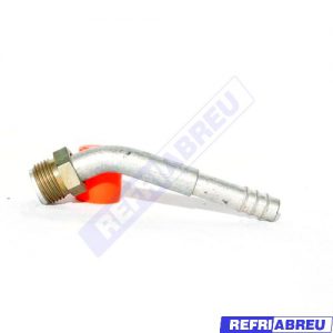 FITTING ALUMINIO SEMICURVO 13/32 MACHO INSERT