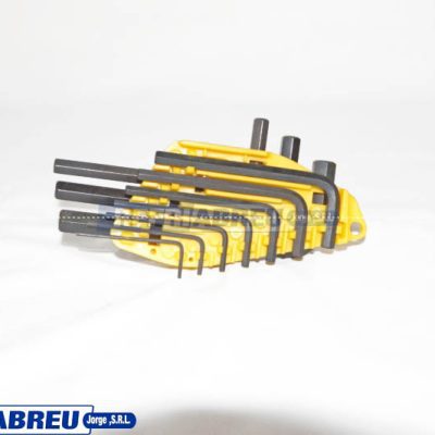 LLAVE ALLEN STANLEY SAE-PULGADAS 10/1 (1/16 - 3/8)