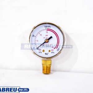 RELOJ MANOMETRO SECO 0-30 PSI