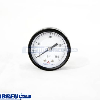 RELOJ MANOMETRO SECO 0-160 PSI DIAMETRO 2-1/2 PULGADAS MONTURA TRASERA