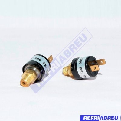 SWITCH PRESION - CEBOLLA AIRE PRESION 170 PSI ON 200 PSI OFF 1/8 M/NPT 12 VOLTIOS