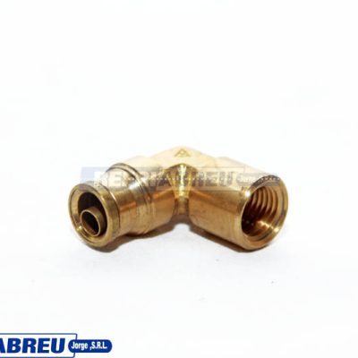 CODO BRONCE 1/4 H/NPT X 3/8 ACOPLE RAPIDO