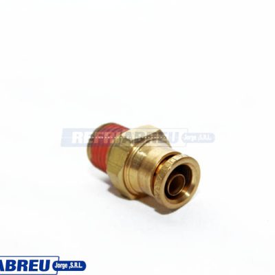 CONECTOR BRONCE 1/4 MACHO/NPT X 3/8 ACOPLE RAPIDO