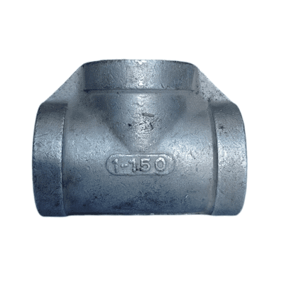 TEE GALVANIZADA HEMBRA NPT 1-1/4 PULGADAS