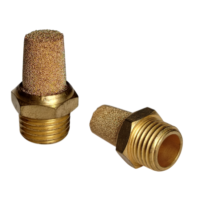 SILENCIADOR BRONCE 1/4 MACHO NPT