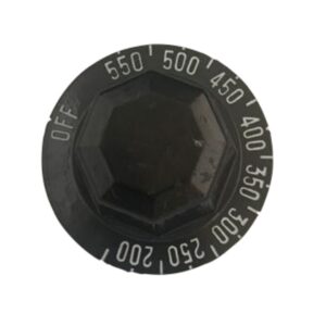 BOTON HORNO INDUSTRIAL 550 GRADO FAHRENHEIT NEGRO