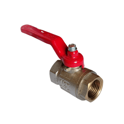 LLAVE PASO BOLA NO.90 1/2 H/NPT PALANCA ROJA