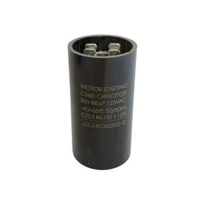 CAPACITOR ARRANQUE 300-370 MICROFARADIO 110 VOLTIOS