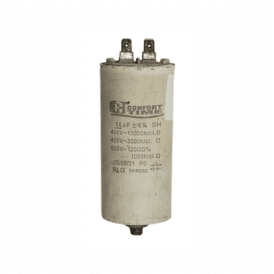 CAPACITOR BOMBA 35 MFD. 500 V. TORNILLO