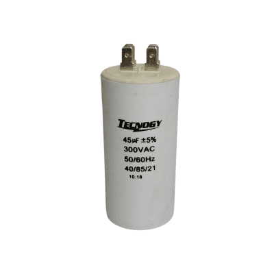 CAPACITOR BOMBA 45 MICROFARADIO 250 VOLTIOS
