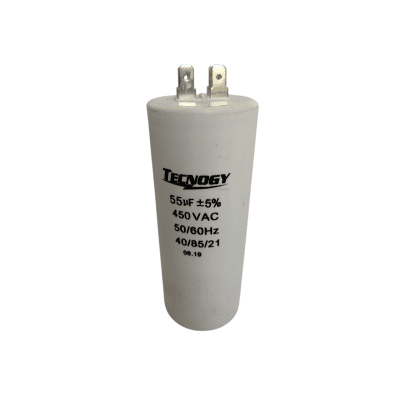 CAPACITOR BOMBA 55 MICROFARADIOS 450 VOLTIOS
