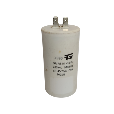 CAPACITOR BOMBA 60 MFD. 450 VOLTIOS ECONOMICO