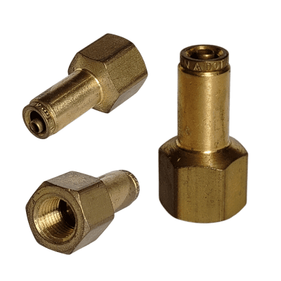CONECTOR BRONCE 1/8 H/NPT X 1/4 ACOPLE RAPIDO