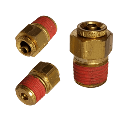 CONECTOR BRONCE 1/4 M/NPT X 1/4 ACOPLE RAPIDO