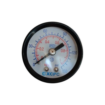 RELOJ MANOMETRO SECO 0-150 PSI MONTURA TRASERA 1/8 MACHO NPT