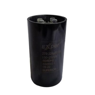 CAPACITOR ARRANQUE 270-324 MICROFARADIO 220 VOLTIOS