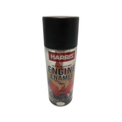 PINTURA EN SPRAY HARRIS NEGRO ALTA TEMPERATURA MATE - SIN BRILLO